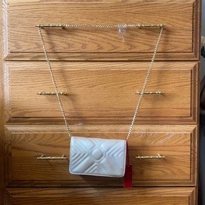 NWT champagne colored crossbody